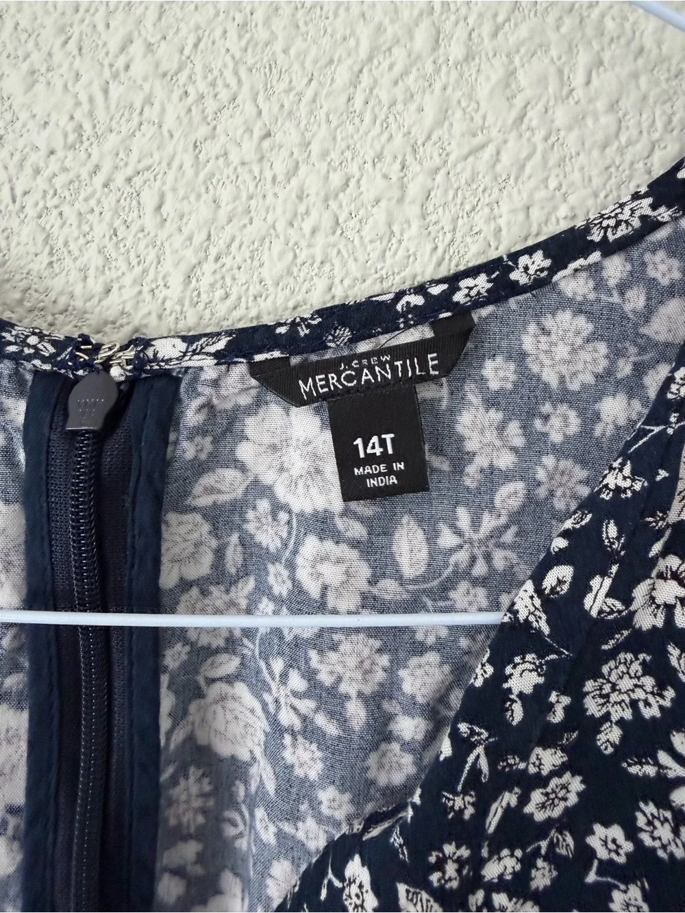 J. Crew Mercantile Faux Wrap Floral Dress Women’s Sz 14T - Picture 4 of 9